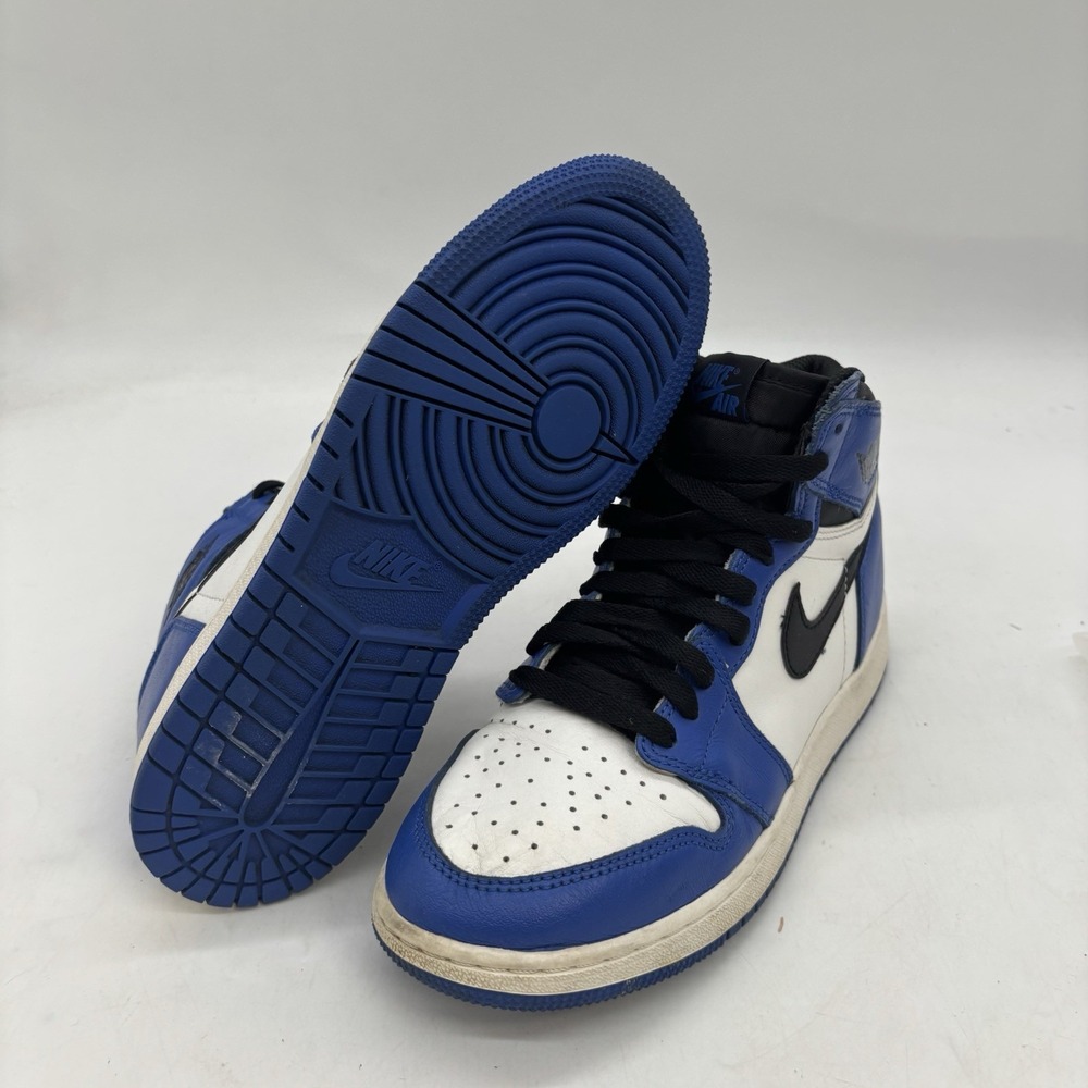 Nike Air Jordan 1 High OG BG Game Royal Shoes Kids 6Y GS 575441 403 Blue White